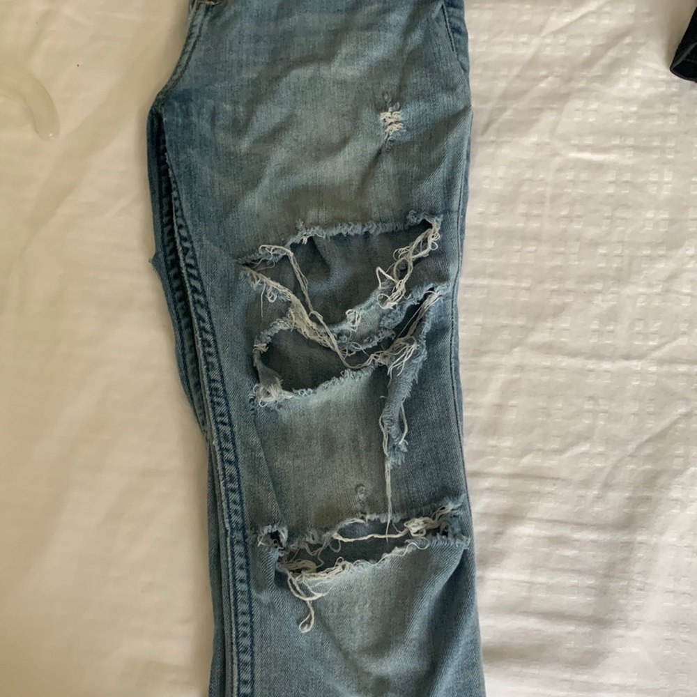 hollister ripped jeans